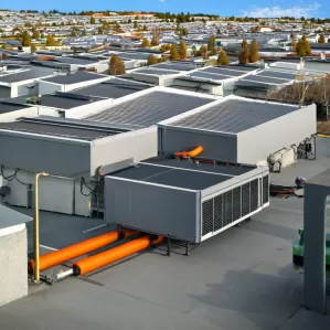 120 Villa Units Supplied with 10kW Air Source Heat Pumps for Central Hot Water