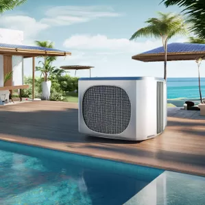 Island Retreat Swaps Out Oil Boiler for All-Electric Pool Heat Pump System