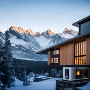 Mountain Retreat Hotel Integrates Heat Pumps for Heating and Domestic Water Mountain Retreat Hotel Integrates Heat Pumps for Heating and Domestic Water