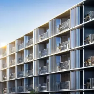Rental Apartment Complex Integrates High-COP Heat Pumps Across 8 Buildings