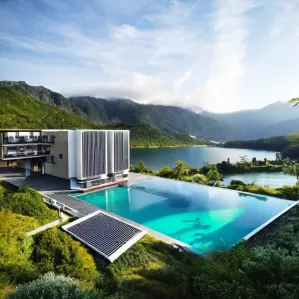 Eco-Resort Achieves Energy Goals Using All-in-One Heat Pump Water Systems
