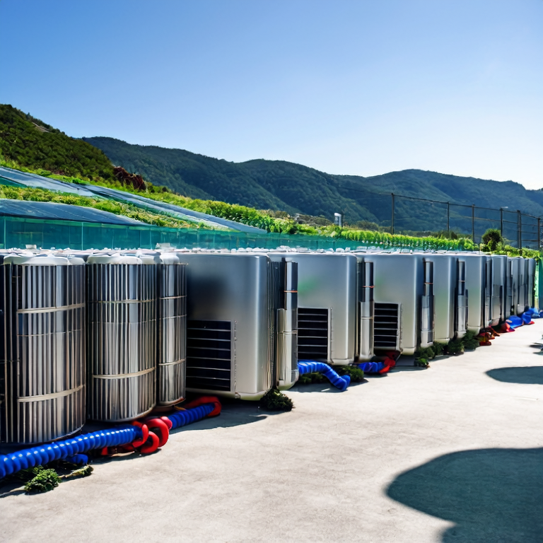 Spa Complex with Heat Pump Units