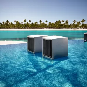 Maldives Seaside Resort Uses Titanium Pool Heat Pumps for Saltwater Pool
