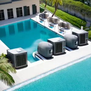 Bali Villa Community Adopts Energy-Saving Pool Heating Solution with 12 Units Bali Villa Community Adopts Energy-Saving Pool Heating Solution with 12 Units