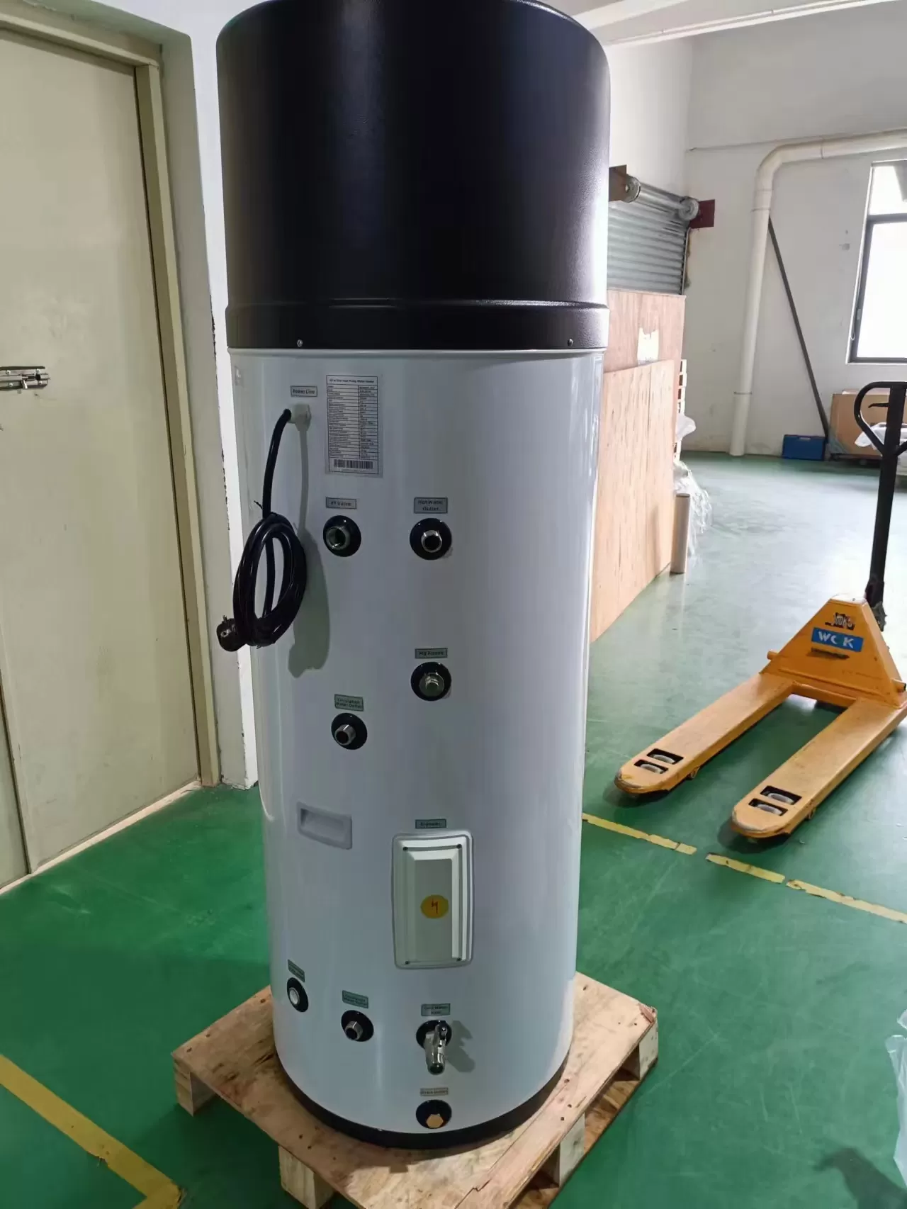 300L R290 Air Source Heat Pump Hot Water Storage Tank