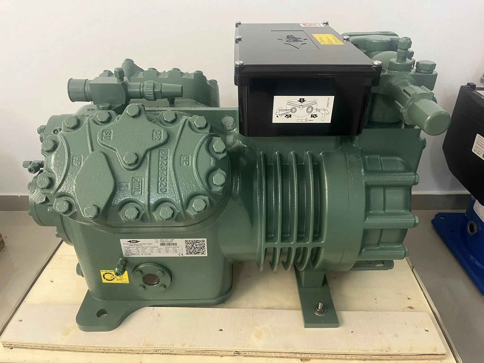 Bitzer 4GE-30Y-40P Semi-hermetic Reciprocating Compressor for Cold Storage Refrigeration System