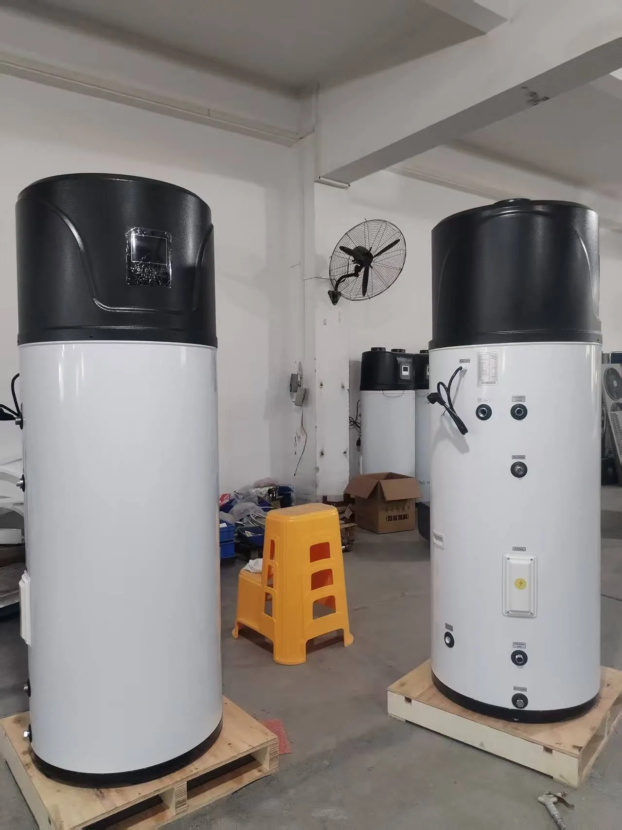 All-in-One Air Source Heat Pump Water Heater with Solar Coils