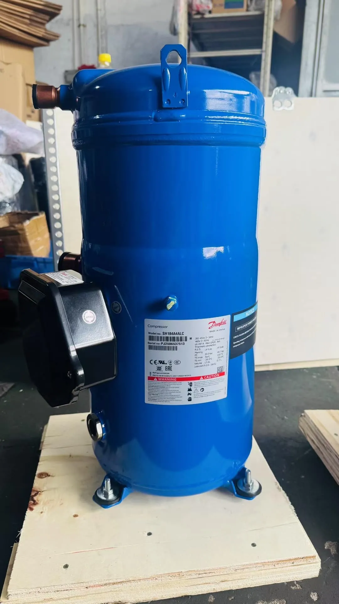 Danfoss Performer Scroll Compressor SH184A4ALC 15HP R410A 380-415V/460V