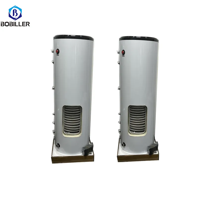 Pressurized Hot Water Tank with Stainless Steel Corrugated Pipe Heat Exchanger for Heat Pump