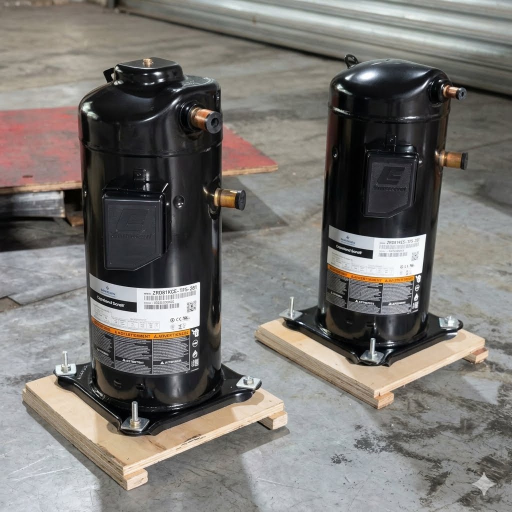 Brand New ZRD81KCE-TF5-281 Copeland Digital Scroll Compressor 6.8HP R410A 3-Phase 200-230V for AC Chiller System