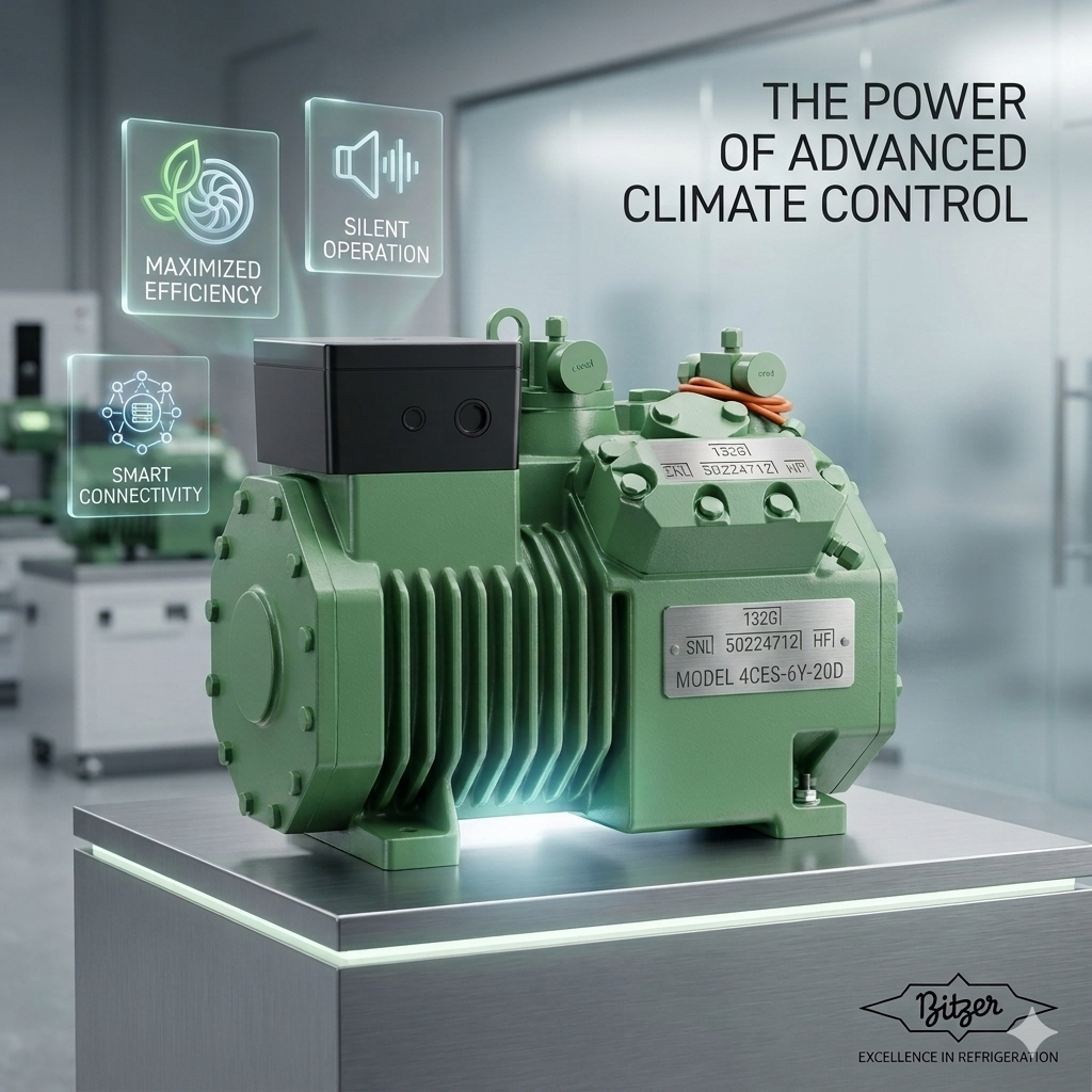 Bitzer 4CES-6Y-20D ECOLINE Semi-hermetic Reciprocating Compressor