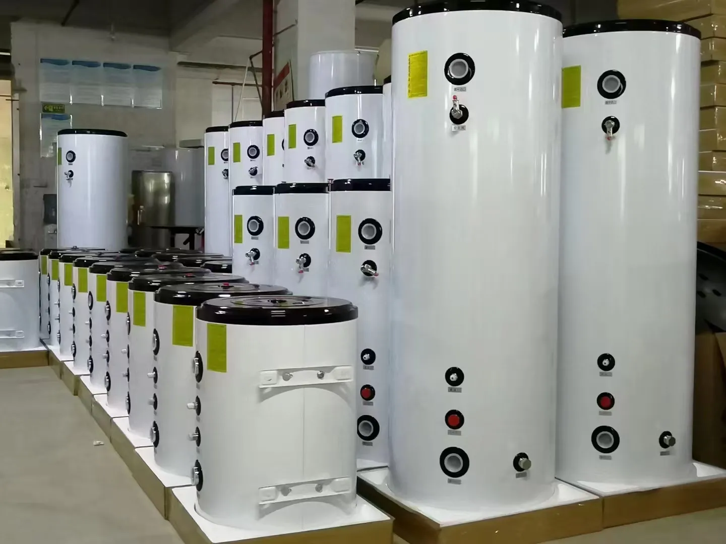300L Premium Pressurized Vertical Buffer Tank for Heat Pump and HVAC System