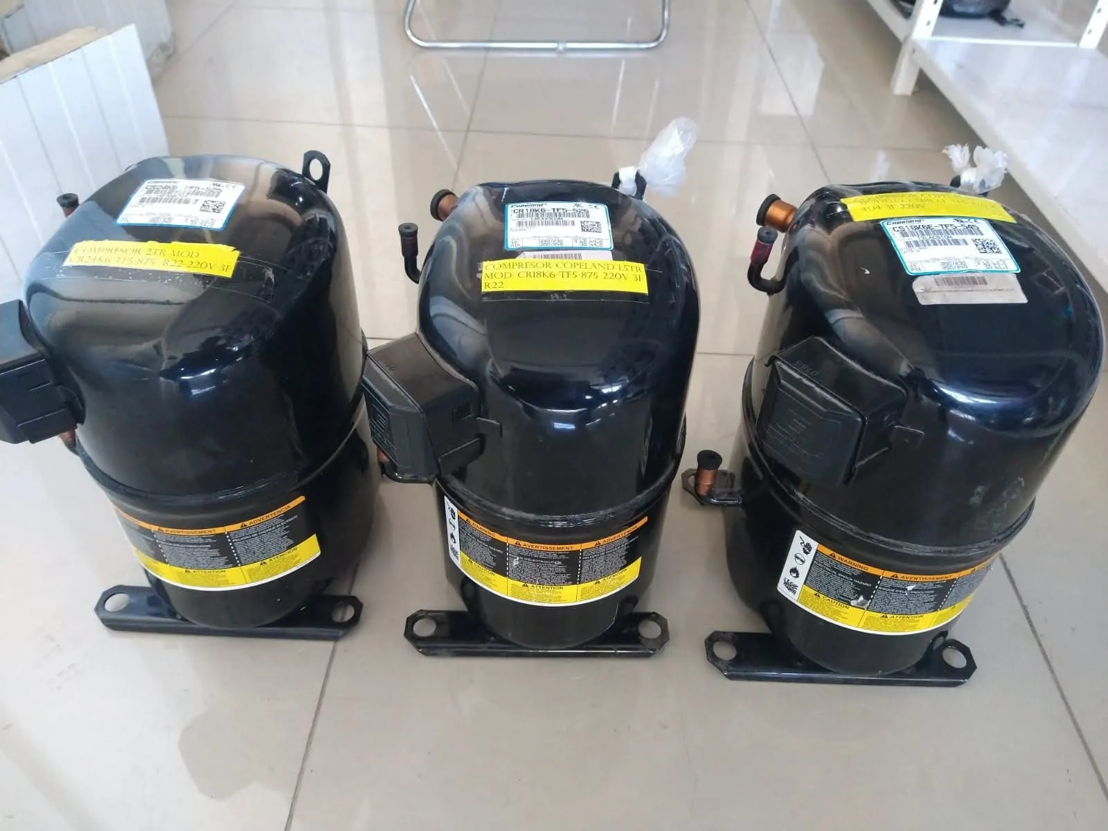 CR24K6-TF5-525 Copeland Hermetic Air Conditioning Compressor