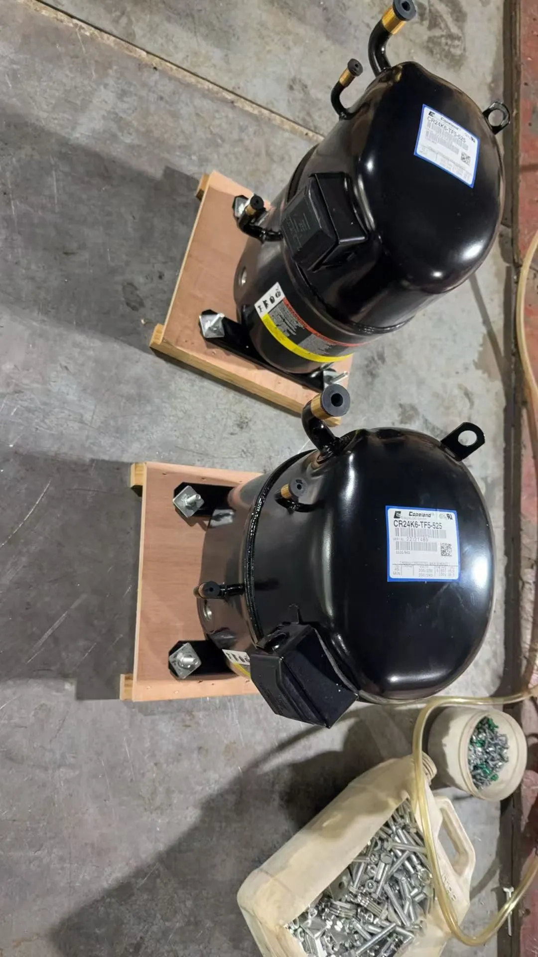 CR24K6-TF5-525 Copeland Hermetic Air Conditioning Compressor