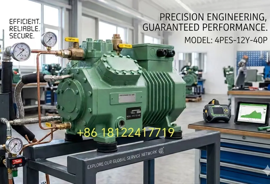 4PES-12Y-40P Bitzer Semi-hermetic Reciprocating Refrigeration Compressor