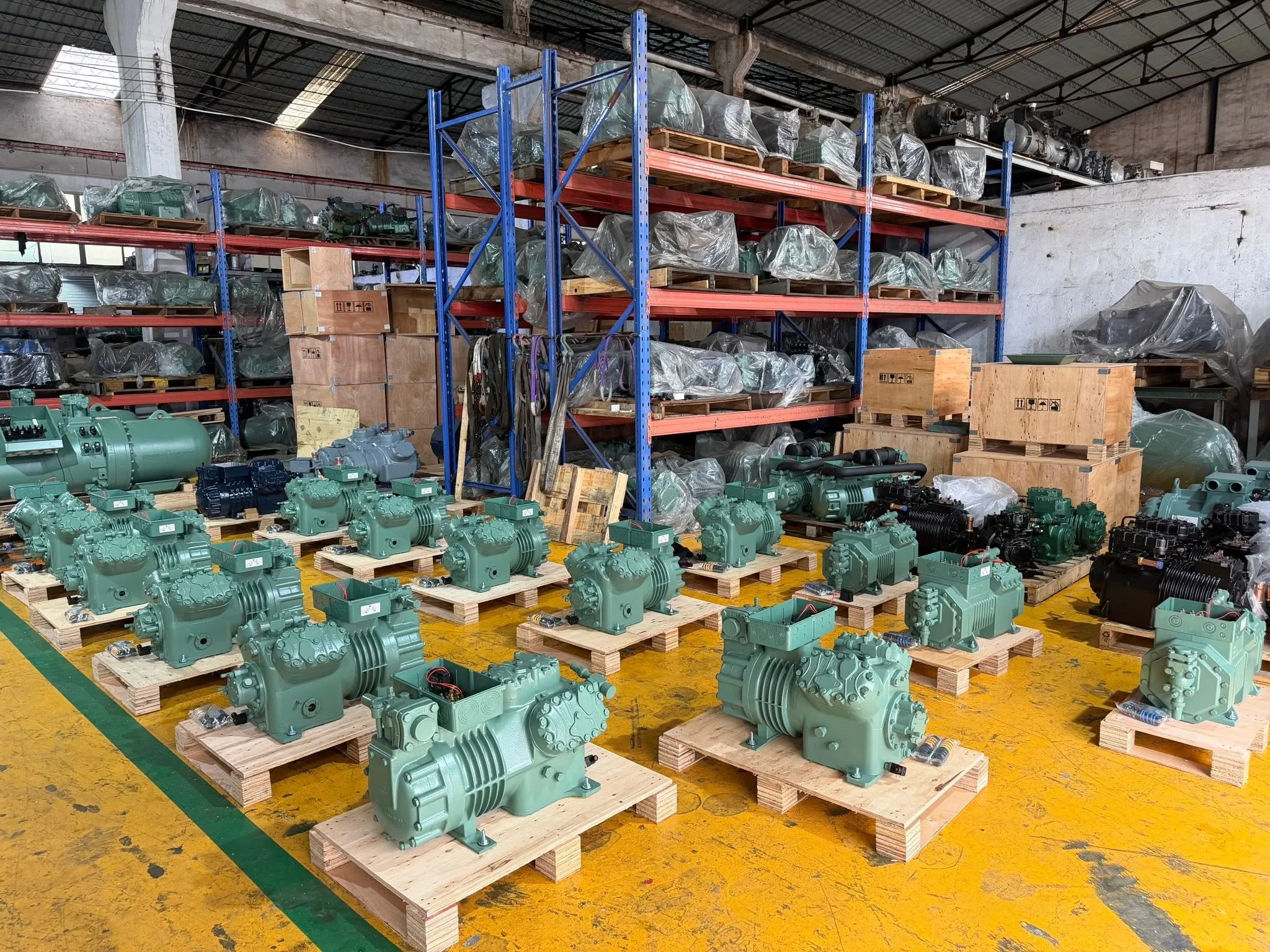 Bitzer 40HP Semi-hermetic Piston Compressor 6GE-40Y-40P for Cold Room Chiller