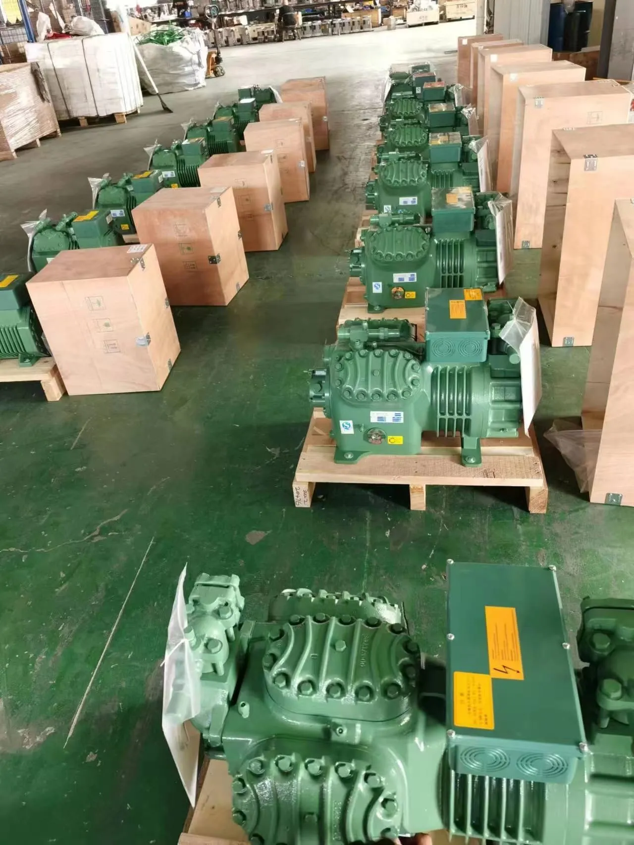 Bitzer 40HP Semi-hermetic Piston Compressor 6GE-40Y-40P for Cold Room Chiller