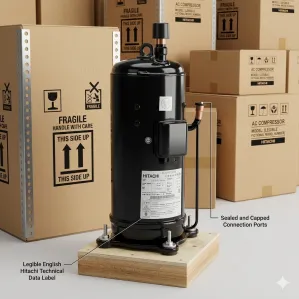 Hitachi Scroll Compressor Highly Reliable for HVAC Refrigeration System