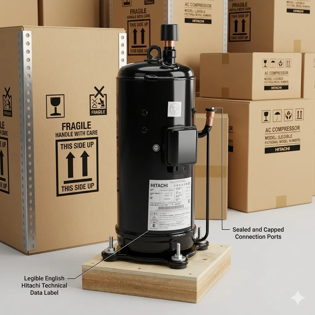 Hitachi Scroll Compressor Highly Reliable for HVAC Refrigeration System