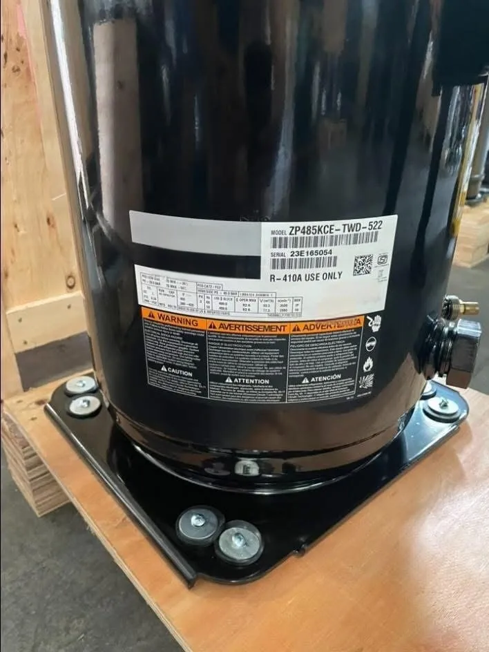 Copeland Scroll Compressor ZP485KCE-TWD-522 | 40 HP R410A Commercial Air Conditioning Compressor