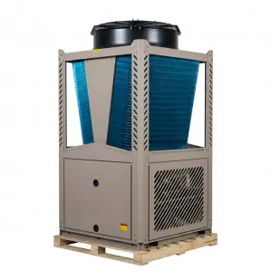 What are the functions of a commercial air to water heat pump?