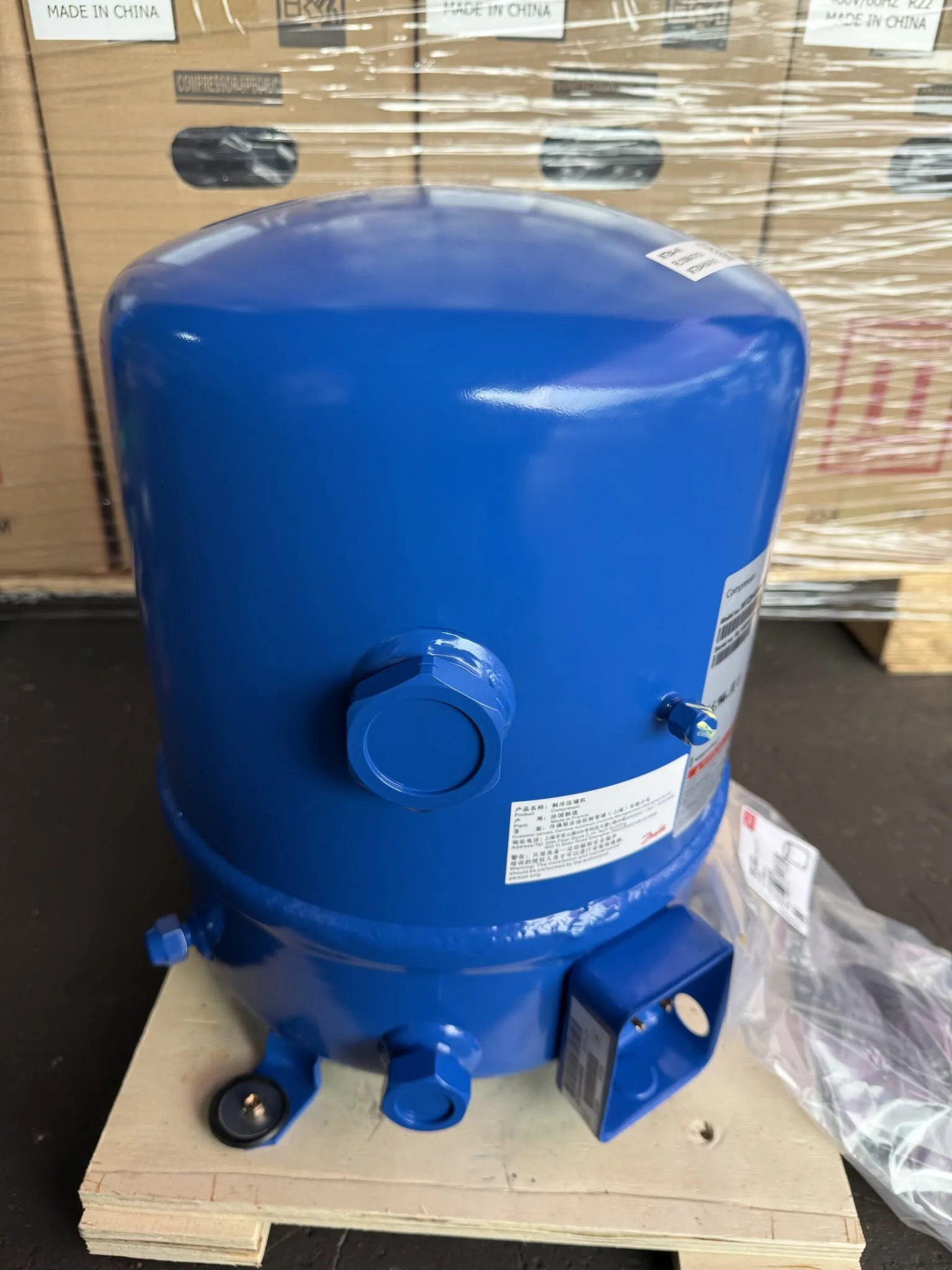 Danfoss Maneurop Reciprocating Compressor MTZ64HM4BVE | 5HP Hermetic Refrigeration Motor