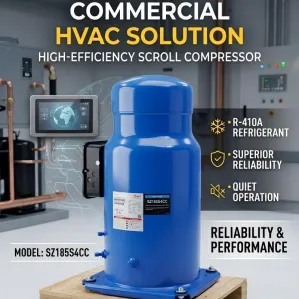 Copeland SZ185S4CC Scroll Compressor for Air Conditioning & HVAC System
