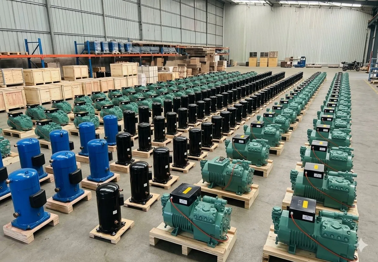 Bulk Supply of Premium Commercial Refrigeration Compressors | 100% brand new  & Ready to Ship