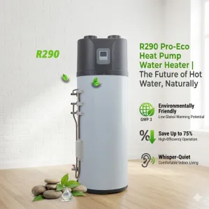 Go Green and Efficient: Introducing Our  R290 All-In-One Heat Pump