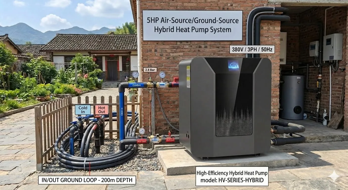 Bobiller High-Efficiency Ground Source Heat Pump for Commercial & Residential Heating •