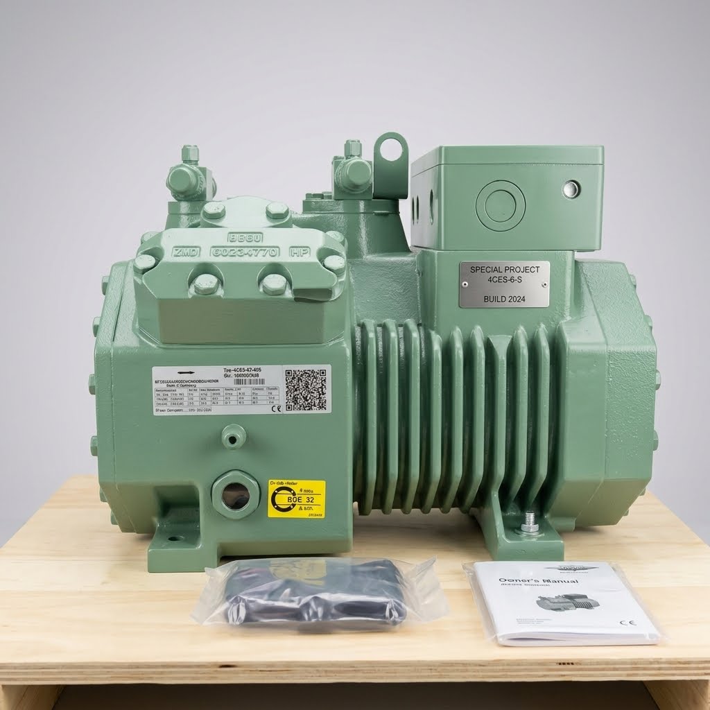 Bitzer 4CES-9Y-40S Semi-hermetic Reciprocating Compressor | Ecoline Series
